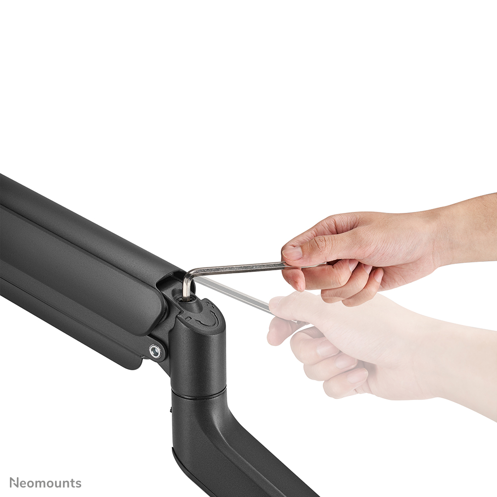 Neomounts DS70PLUS-450BL1 Braccio per monitor 17-49" - molla a gas - Topfix - 180°-stop